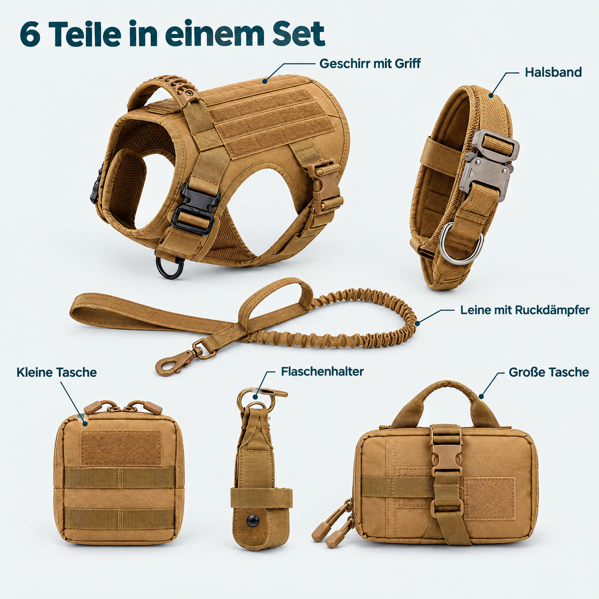 Lieferumfang: 6 Teile in einem Set